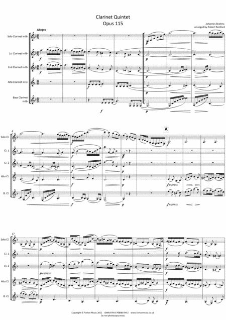 Clarinet Quintet Opus 115 Page 2