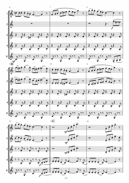 Clarinet Quintet Put It Together Bibbidi Bobbidi Boo From Walt Disneys Cinderella Page 2