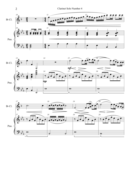 Clarinet Solo Number 4 Page 2