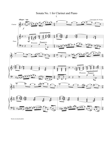 Clarinet Sonata No 1 Page 2