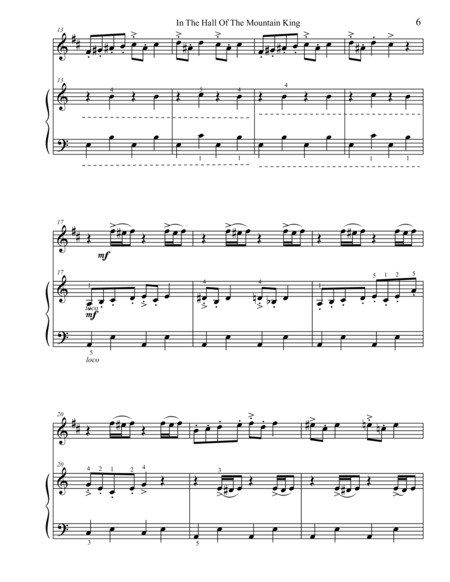 Classical Duets For Clarinet Piano 6 Selections From Peer Gynt Page 2