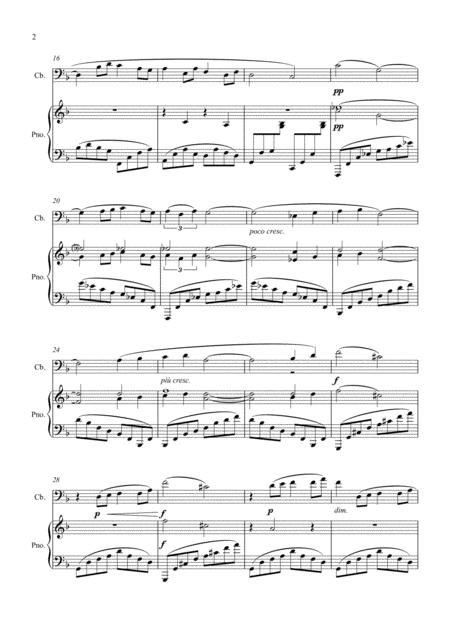 Claude Debussy Rverie Contrabass Solo Page 2