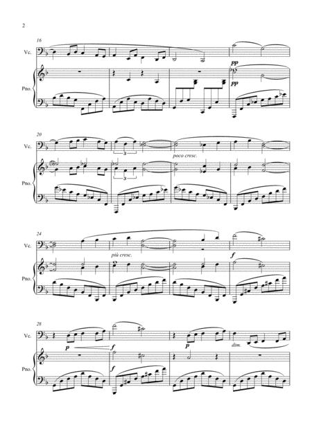 Claude Debussy Rverie Violoncello Solo Page 2