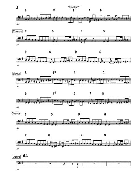 Clean Slate Bass Guitar Tab Page 2