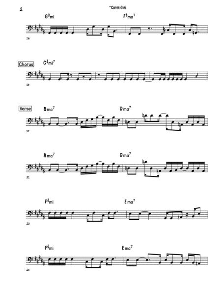 Clever Girl Bass Guitar Tab Page 2