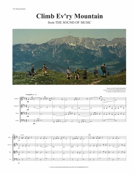 Climb Ev Ry Mountain For String Quartet Page 2