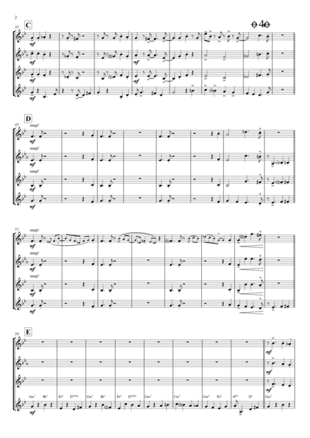 Clinch At Midnight Charleston Two Step Clarinet Quartet Page 2