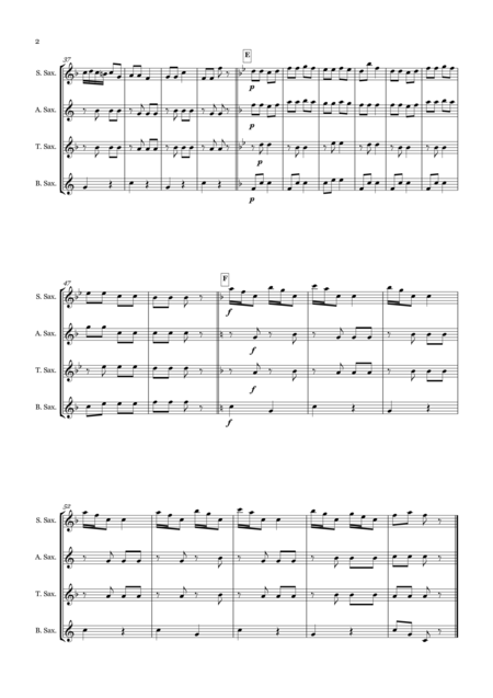 Coaxing Polka For Saxophone Quartet Page 2