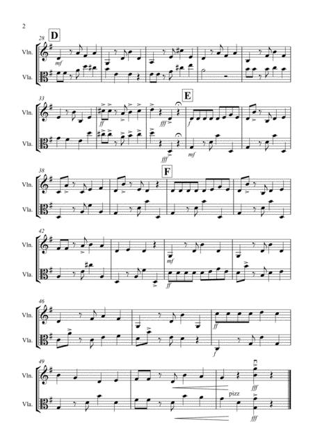 Coffee Cup Calypso For Violin And Viola Page 2