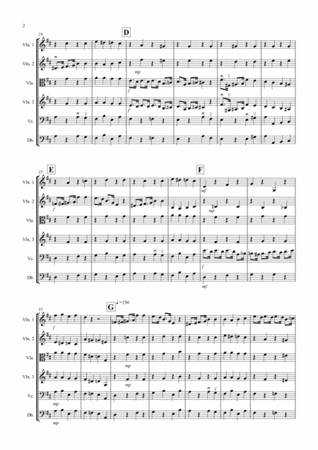 Coffee Shop Polka For String Orchestra Page 2