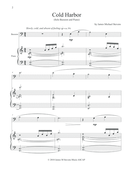 Cold Harbor Bassoon Piano Page 2