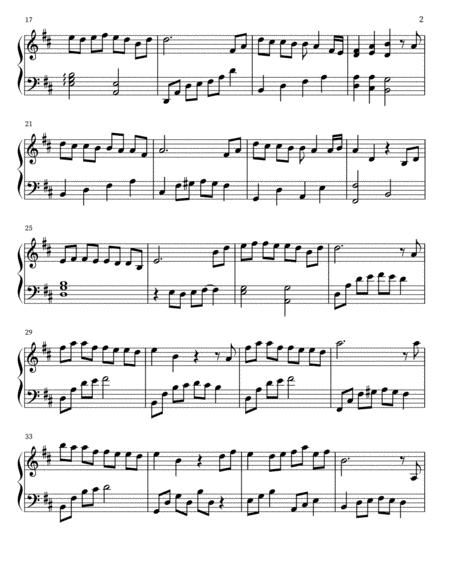 Colors Of The Wind For Solo Piano Page 2