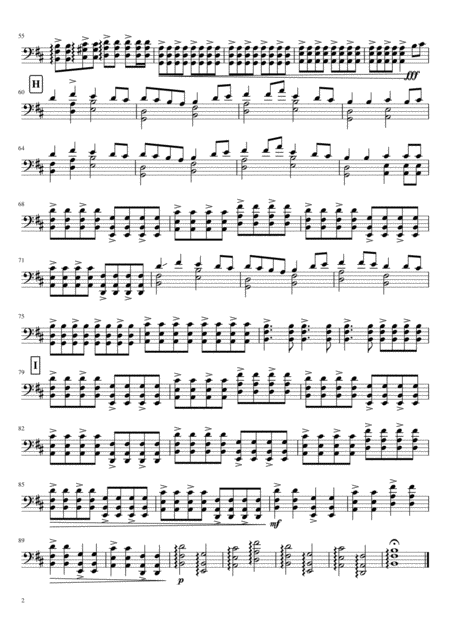 Colourtet Four Movements For Saxophone Quartet Page 2