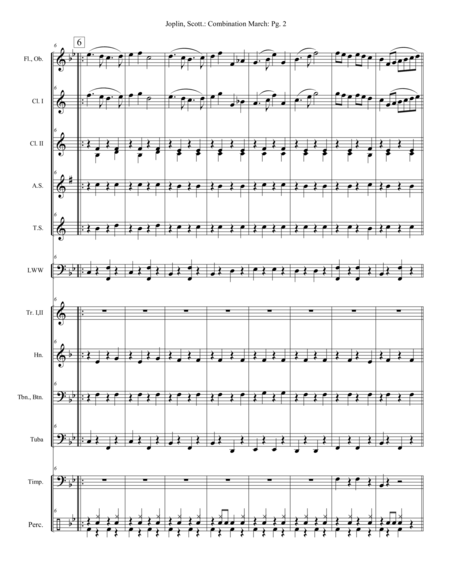 Combination March Extra Score Page 2