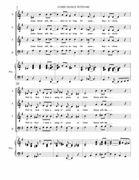 Come Dance With Me Satb Piano Page 2