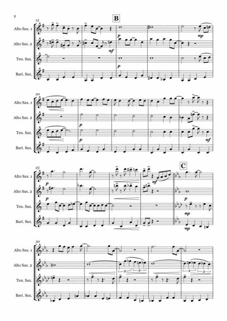 Come Fly With Me By Frank Sinatra Saxophone Quartet Aatb Page 2