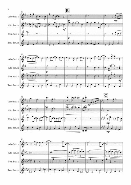Come Fly With Me By Frank Sinatra Saxophone Quartet Aatt Page 2