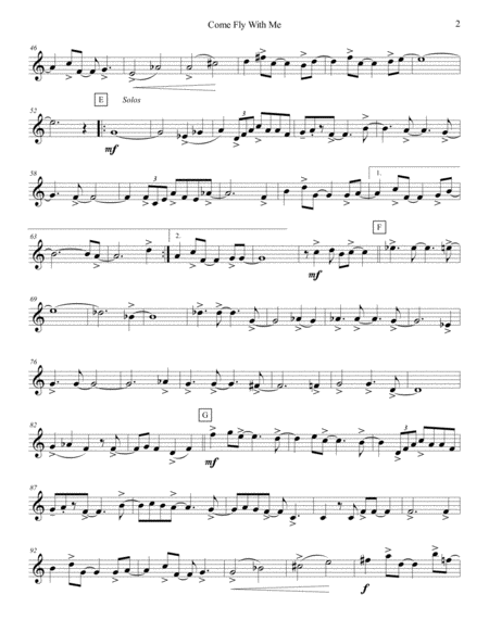 Come Fly With Me Flute 4 Page 2