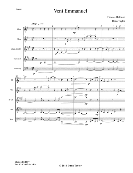 Come Hear The Bells Veni Emmanuel Page 2