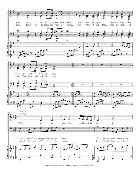 Come O Thou Traveler Unknown Satb Piano Accompaniment Page 2