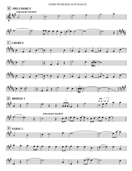 Come On Eileen Alto Sax Page 2