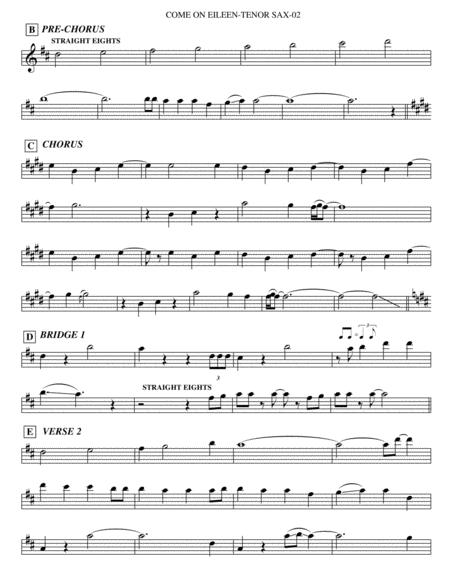 Come On Eileen Tenor Sax Page 2