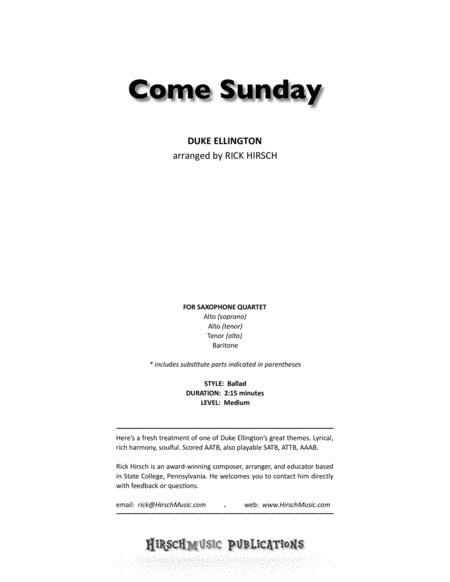 Come Sunday Duke Ellington Page 2