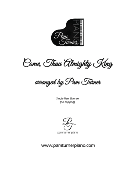 Come Thou Almighty King Advanced Piano Solo Page 2