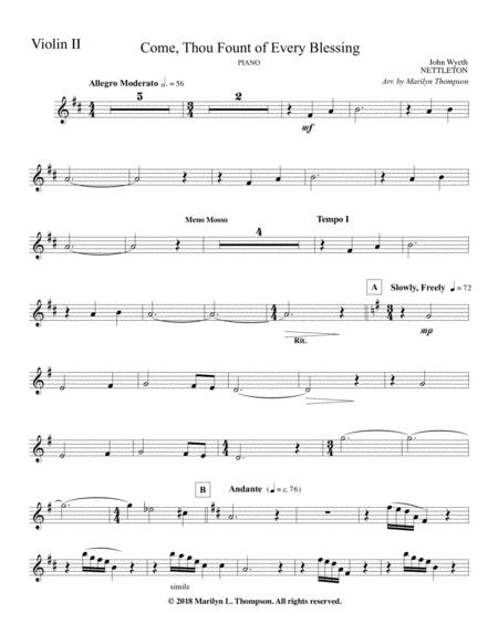 Come Thou Fount Of Every Blessing Score And Parts Pdf Page 2