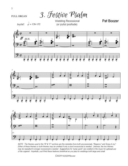 Come With Joy An Organ Suite For Weddings 3 Festive Psalm Page 2