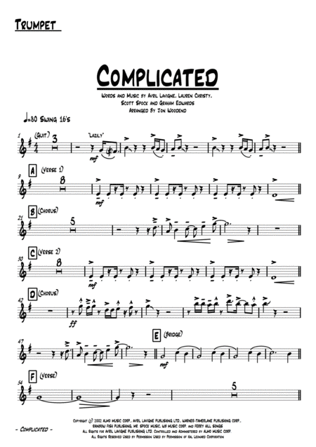 Complicated 7 Piece Horn Chart Page 2