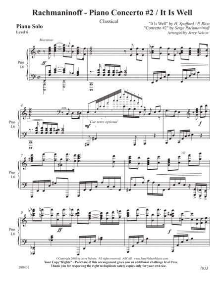Concerto 2 Rachmaninoff It Is Well 2 For 1 Piano Standalone Arr S Page 2