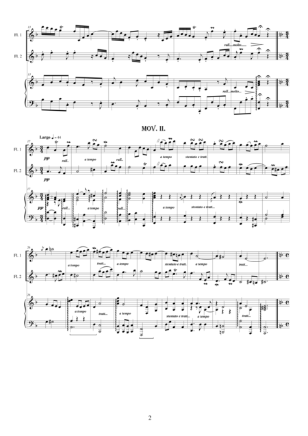 Concerto Grosso No 3 In F Two Flutes And Piano Scarlatti A Page 2