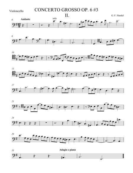 Concerto Grosso Op 6 3 Movement Ii Page 2