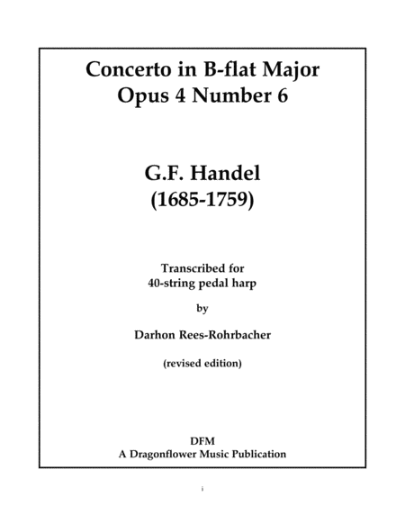 Concerto In B Flat Major Page 2