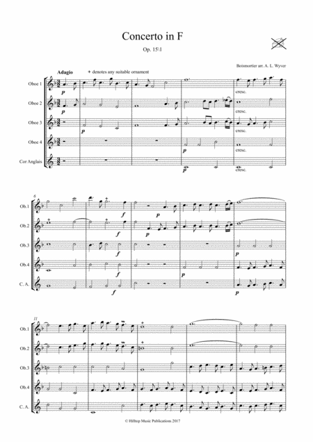 Concerto In F For Five Oboes Page 2