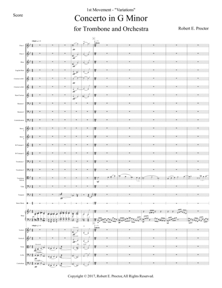 Concerto In G Minor For Trombone And Orchestra Page 2