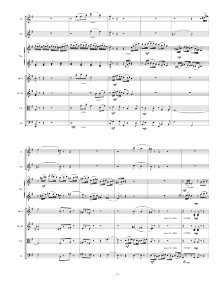 Concerto No 5 Orchestra Score Page 2