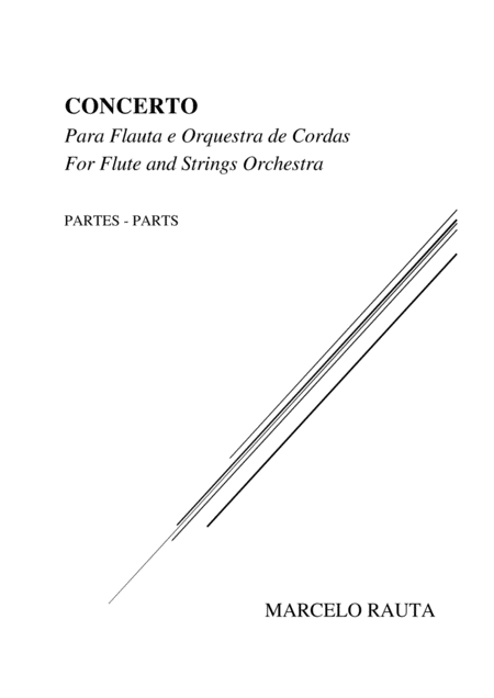 Concerto Para Flauta E Orquestra De Cordas Concerto For Flute And String Orchestra Set Of Parts Page 2