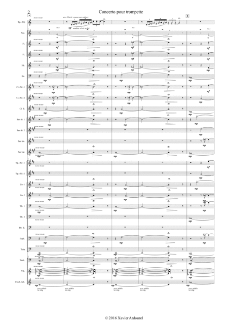 Concerto Pour Trompette 2me Mvt Trumpet Concerto 2 Mvt Page 2