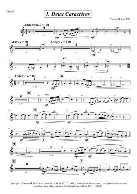 Conflusion Suite Wind Ensemble Oboe 2 Page 2