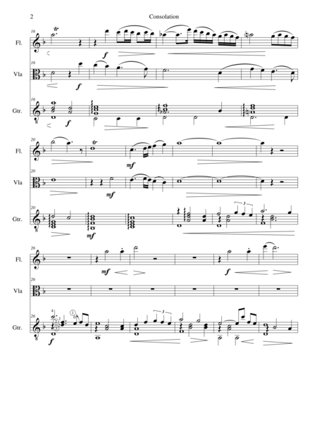 Consolation For Flute Viola And Guitar Page 2