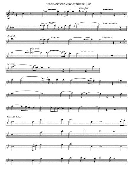 Constant Craving Tenor Sax Page 2