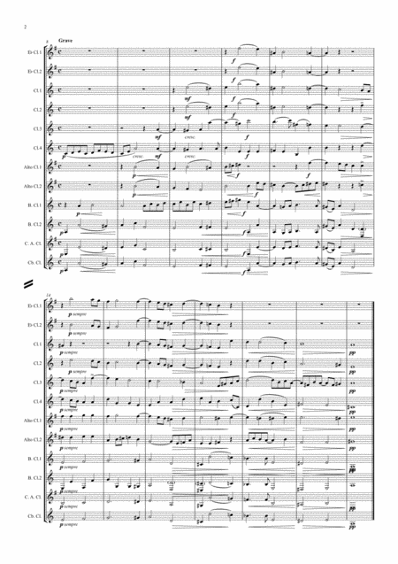 Corelli Concerto Grosso Op 6 No 8 Christmas Concerto Complete Clarinet Ensemble Page 2