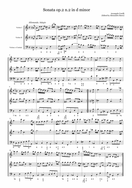 Corelli Sonata Op 2 N 2 In D Minor Page 2