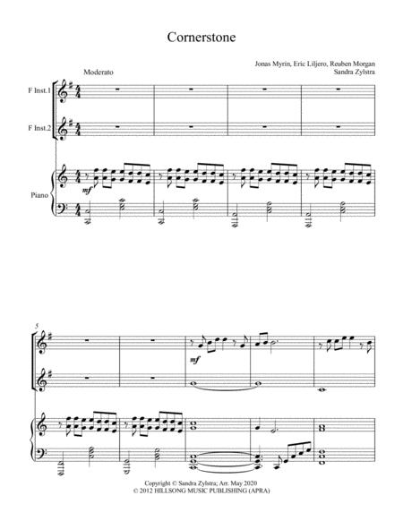 Cornerstone Treble F Instrument Duet Page 2