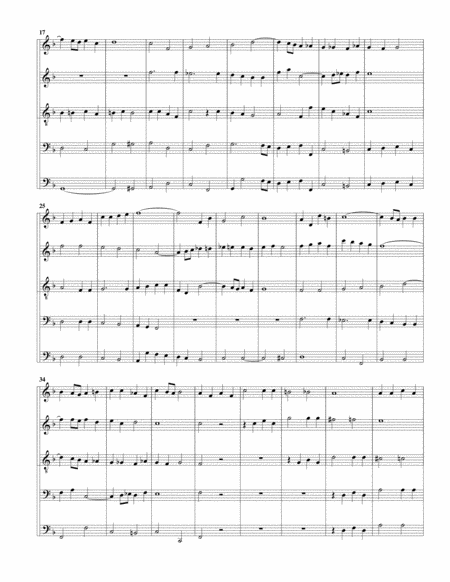 Coro Siehe Zu Dass Deine Gottesfurcht Nicht Heuchelei Sei From Cantata Bwv 179 Arrangement For 5 Recorders Page 2