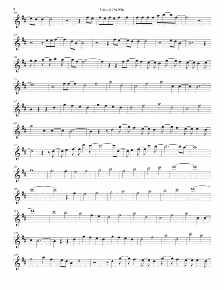 Count On Me Original Key Tenor Sax Page 2