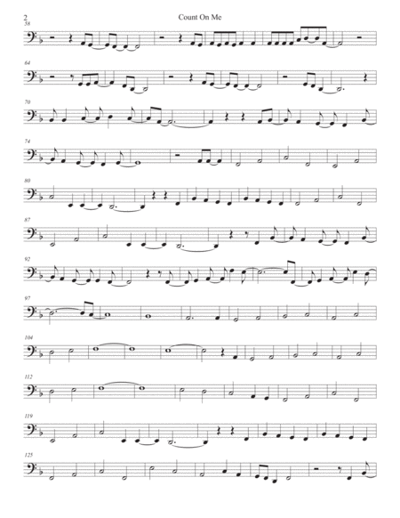 Count On Me Tuba Page 2