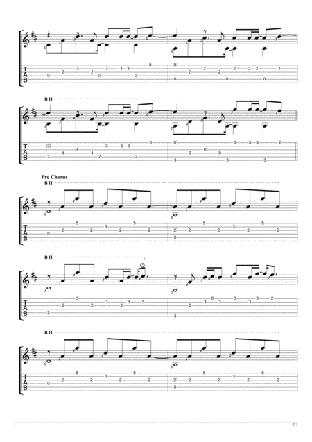 Count On You Big Time Rush Fingerstyle Guitar Solo Page 2